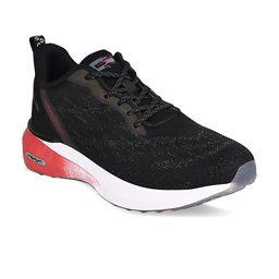 Campus Men Black Mesh Radium Running Shoes-44