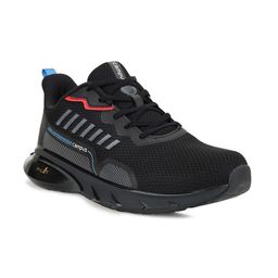 Campus Men Black Mesh Running Shoes-58
