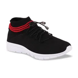FAUSTO Men Black Textile Running Shoes-picture-39