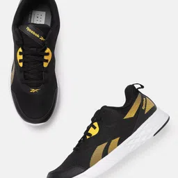 Reebok Men Black Woven Design Thunderwatch Running Shoes-picture-27