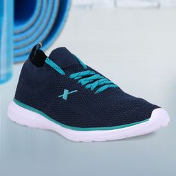 Sparx Women Navy Blue Mesh Running Shoes-image-50