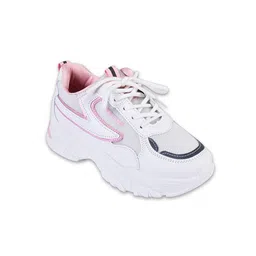 CASSIEY Women Pink Mesh Walking Shoes-image-81