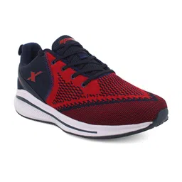 Sparx Men Mesh Walking Lace-Up Shoes-image-97
