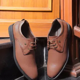 Liberty Men Round Toe Formal Derbys-image-1
