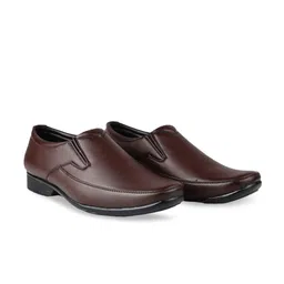 HikBi Men Leather Formal Slip-On Shoes-picture-28