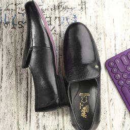 Hitz Men Textured Leather Formal Loafers-image-98