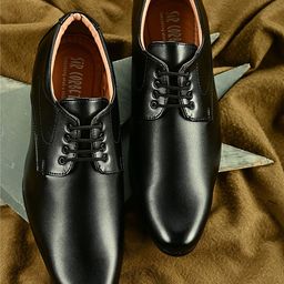 Sir Corbett Men Black Semiformal Shoes-picture-45