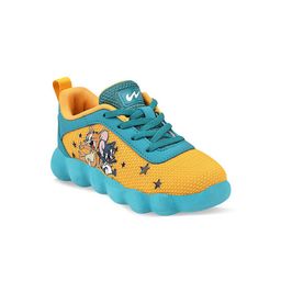 Campus Kids Mustard Yellow Tom & Jerry Printed Mesh Running Shoes-32