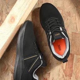 HRX by Hrithik Roshan Men Black Lace-Up Running Shoes-picture-33