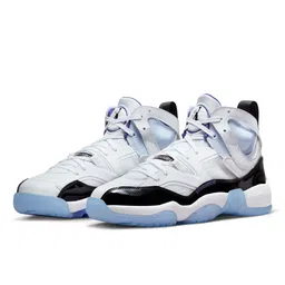 Nike Men White Leather Jumpman Two Trey Basketball Shoes-image-103