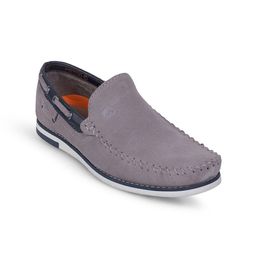Metro Men Comfort Insole Leather Slip-On Loafers-image-10