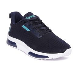 Paragon Men Blue Mesh Running Non-Marking Shoes-picture-0