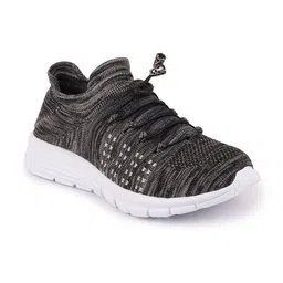 FAUSTO Men Grey Mesh Running Non-Marking Shoes image 4