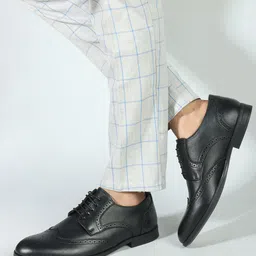 Carlton London Men Leather Formal Brogues-image-24