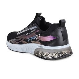 Campus Men Black Mesh Running Shoes image 5