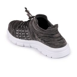 FAUSTO Men Grey Mesh Running Non-Marking Shoes image 3