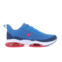 Sparx Men Blue & Red Mesh Running Non-Marking Shoes image 3