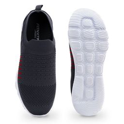 Khadims Men Grey Textile Running Non-Marking Shoes image 5