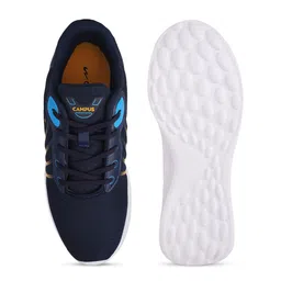 Campus Men Navy Blue Mesh Running Shoes image 4