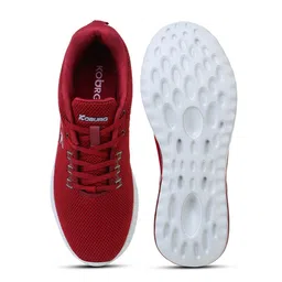 Koburg Men Maroon Mesh Running Non-Marking Shoes image 2
