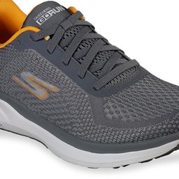 Skechers Men Charcoal Mesh Running Non-Marking Shoes image 5