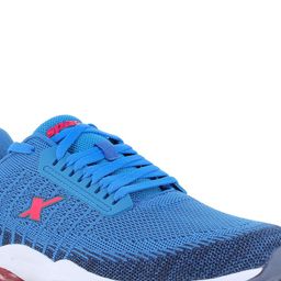 Sparx Men Blue & Red Mesh Running Non-Marking Shoes image 5