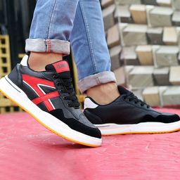 Bxxy Men Textile High-Top Running Non-Marking Flyknit Shoes image 5