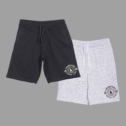 3PIN Boys Pack of 2 Regular Fit Cotton Shorts-image-15