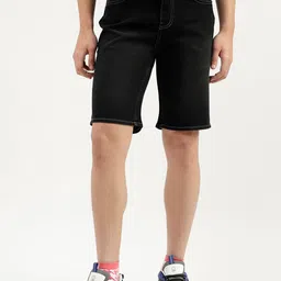 United Colors of Benetton Men Slim Fit Denim Shorts-picture-48