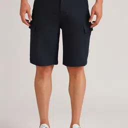 Pepe Jeans Men Zerot Cotton Linen Cargo Shorts-picture-44