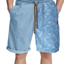 StyleCast x Revolte Men Printed Low-Rise Shorts-image-45