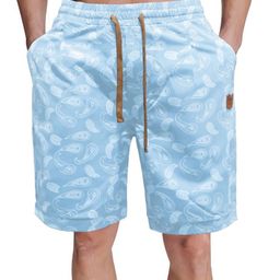 StyleCast x Revolte Men Printed Low-Rise Shorts-image-64