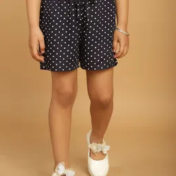 MINI & MING Girls Geometric Printed Low-Rise Shorts-image-47