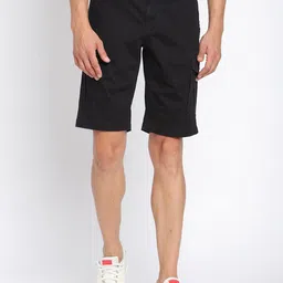 PUNK Men Mid-Rise Cargo Shorts-image-83