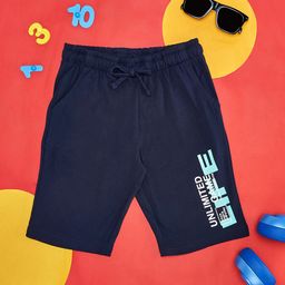 Pantaloons Junior Boys Typography Printed Cotton Shorts-image-26