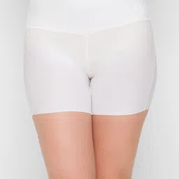 FashionRack Women White Solid Boy Shorts-picture-4