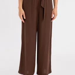 DeFacto Women Solid Parallel Trousers-image-64