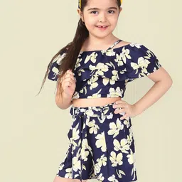 Naughty Ninos Girls  Printed Top with Shorts-22