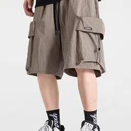 StyleCast Men Grey Mid-Rise Regular Fit Shorts-image-60
