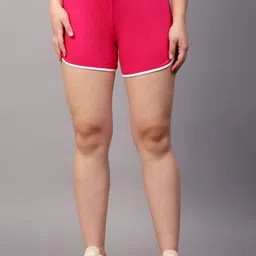 DIAZ Women Loose Fit Mid-Rise Cotton Hot Pants-image-74