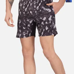 NEVER LOSE Men Camouflage Printed Shorts-image-88