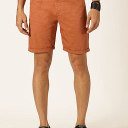 Thomas Scott Men Mid-Rise Pure Cotton Chino Shorts-picture-39