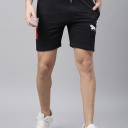 Bushirt Men Grey Sports Shorts-image-62