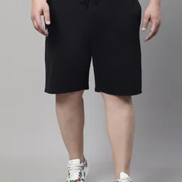 Rute Plus Size Men Mid Rise Cotton Shorts-image-17