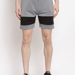 KLOTTHE Men Checked Rapid-Dry Sports Shorts-7