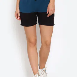 KLOTTHE Women Colourblocked Rapid-Dry Sports Shorts-36