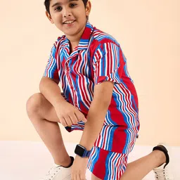 Stylo Bug Boys Printed Shirt with Shorts-image-61
