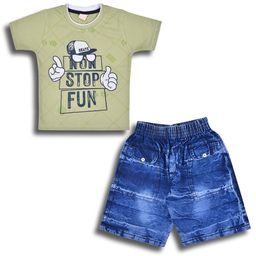 Wish Karo Boys Printed T-shirt with Shorts-image-66