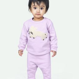 ariel Kids Printed Pure Cotton T-shirt with Shorts-image-35