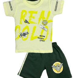 BAESD Infants Printed Pure Cotton T-shirt with Shorts-71